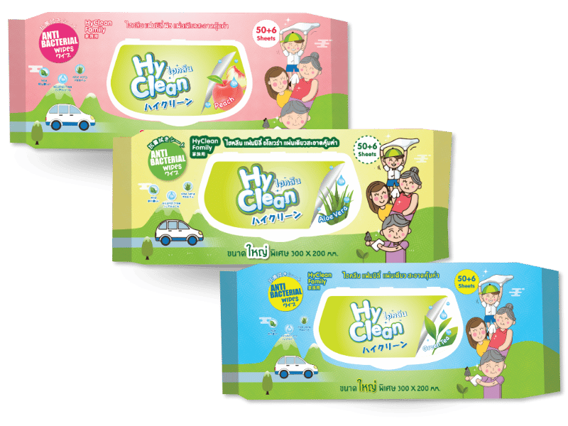 ทิชชู่เปียกไฮคลีน